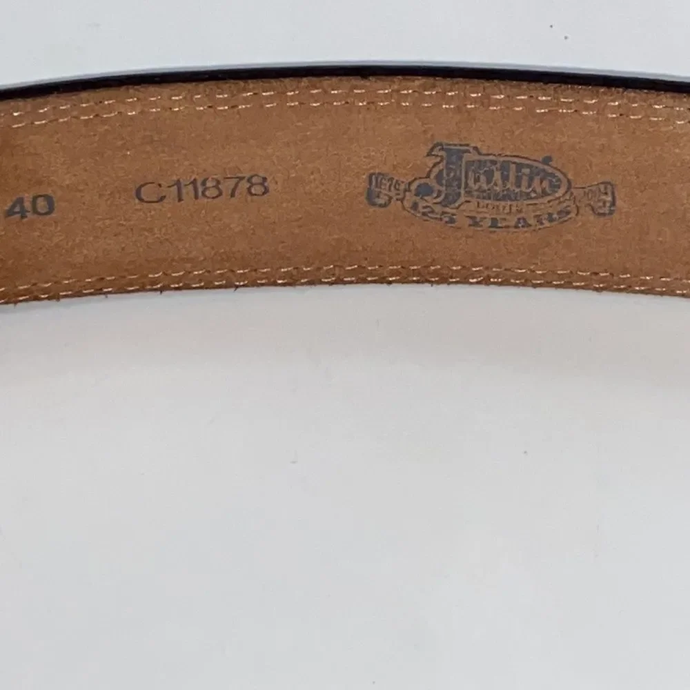 VTG, Justin Boots 1879 125 Years C11878 Handmade Original Men Belt Size 40